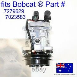A/C AC Compressor fits Bobcat 7279629 7023583 S550 S570 S590 T550 T590 AIRCON