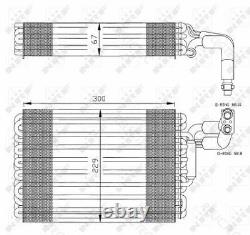 A/C Evaporator Air Conditioning MBW124, S124, C124, A124, E, KOMBI A1248300758