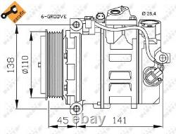 Air Con Compressor 32214 NRF AC Conditioning 0002305111 0002306511 0002308011