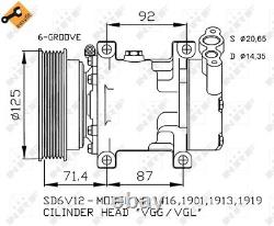 Air Con Compressor 32259 NRF AC Conditioning 2763000QAE 2763000QAL 7700273801