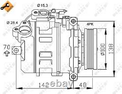 Air Con Compressor 32433 NRF AC Conditioning 64506901783 64509174802 64526901783