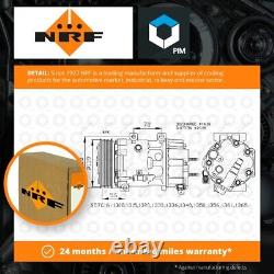 Air Con Compressor 32772 NRF AC Conditioning 6453QP 6453QQ 6453RV 6453RW 6453TL