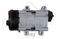 Air Con Compressor fits FORD TRANSIT 2.3 00 to 06 AC Conditioning NRF 1007362