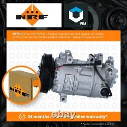 Air Con Compressor fits RENAULT CAPTUR Mk1 1.5D 2013 on AC Conditioning NRF New