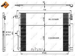 Air Con Condenser 350038 NRF AC Conditioning 5181982AA 55038003AE 55038003AF New