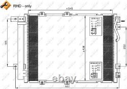 Air Con Condenser 35519 NRF AC Conditioning 976063E600 976063E601 Quality New