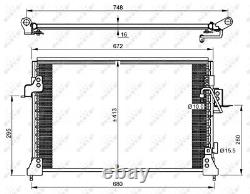 Air Con Condenser 35754 NRF AC Conditioning JRB100790 JRB100840 Quality New