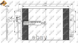 Air Con Condenser 35849 NRF AC Conditioning 68013633AA 9065000054 9065000454 New