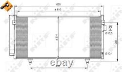 Air Con Condenser 35855 NRF AC Conditioning 73210FG000 73210SC000 73210SC001 New