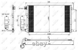 Air Con Condenser 35973 NRF AC Conditioning 92100JD200 92100JD20A Quality New