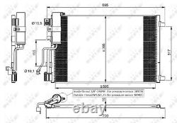 Air Con Condenser 35974 NRF AC Conditioning 92100JD500 92100JD50A 92100JD51A New