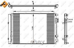 Air Con Condenser 35997 NRF AC Conditioning 976061R000 976061R050 976061S000 New