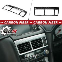 Carbon Fiber Air Condition Surround Cover (Stick On Type) RHD For Nissan R34 GTR
