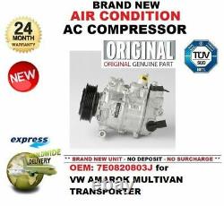 Denso Air Conditioning Ac Compressor 7e0820803j Vw Amarok Multivan Transporter
