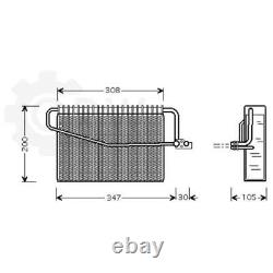 Evaporator Air Conditioning Mercedes-Benz C-Class CL203 W203 G 350 CDI