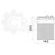 Evaporator Air Conditioning Mercedes-benz Vito/mixto Box W639 122 Cdi
