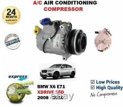 FOR BMW X6 E71 E72 xDrive 35d 2008-2010 NEW AC CON AIR CONDITIONING COMPRESSOR