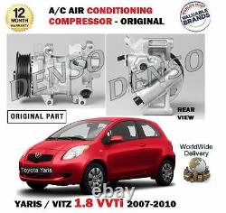FOR TOYOTA YARIS 1.8 VVTi 2007-2010 NEW AC AIR CONDITIONING CON COMPRESSOR