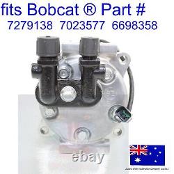 Fits Bobcat Air Conditioning Compressor AC A/C Aircon 7279138 7023577 6698358