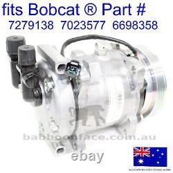 Fits Bobcat Air Conditioning Compressor AC A/C Aircon 7279138 7023577 6698358