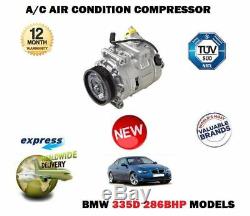 For Bmw 335d 286bhp 2006-on New Ac Air Conditioning Con Compressor Unit
