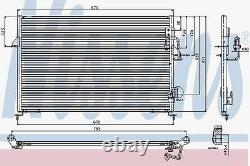 For Land Rover Discovery II 2.5 Td5 4.0 1998-2004 Nissens Ac Aircon Condenser