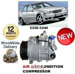 For Mercedes C230 C240 W203 5/2000-2007 New Ac Air Con Conditioning Compressor