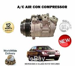 For Mercedes E Class W210 1995-2003 New Ac Air Con Conditioning Compressor