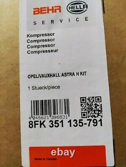 HELLA 8FK 351 135-791 Kompressor Klima Anlage für Opel Astra H Zafira B 1.4 2.0