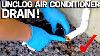 How To Unclog Your Ac Drain Condensate Line Fast Water Stains On Ceiling Or In The Pan