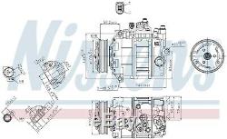 NISSENS 89052 Kompressor Klimaanlage Audi A4 B6 B7 B8 A5 8T A6 C6 C7 A8 4E Q5 8R