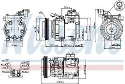 NISSENS Air-con Compressor 89082 (3 Year Guarantee)