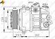 Skoda Air Con Compressor Ac Conditioning Nrf 1k0260859f 1k0820803e 1k0820803f